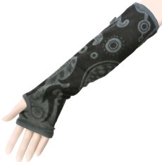 画像1: PSYLO レディース・アームグローブ「Slub Gloves / グレー」 (1)