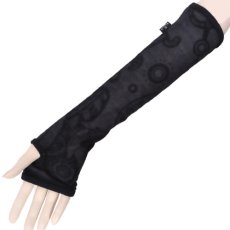 画像1: PSYLO レディース・アームグローブ「Slub Gloves / ブラック」 (1)