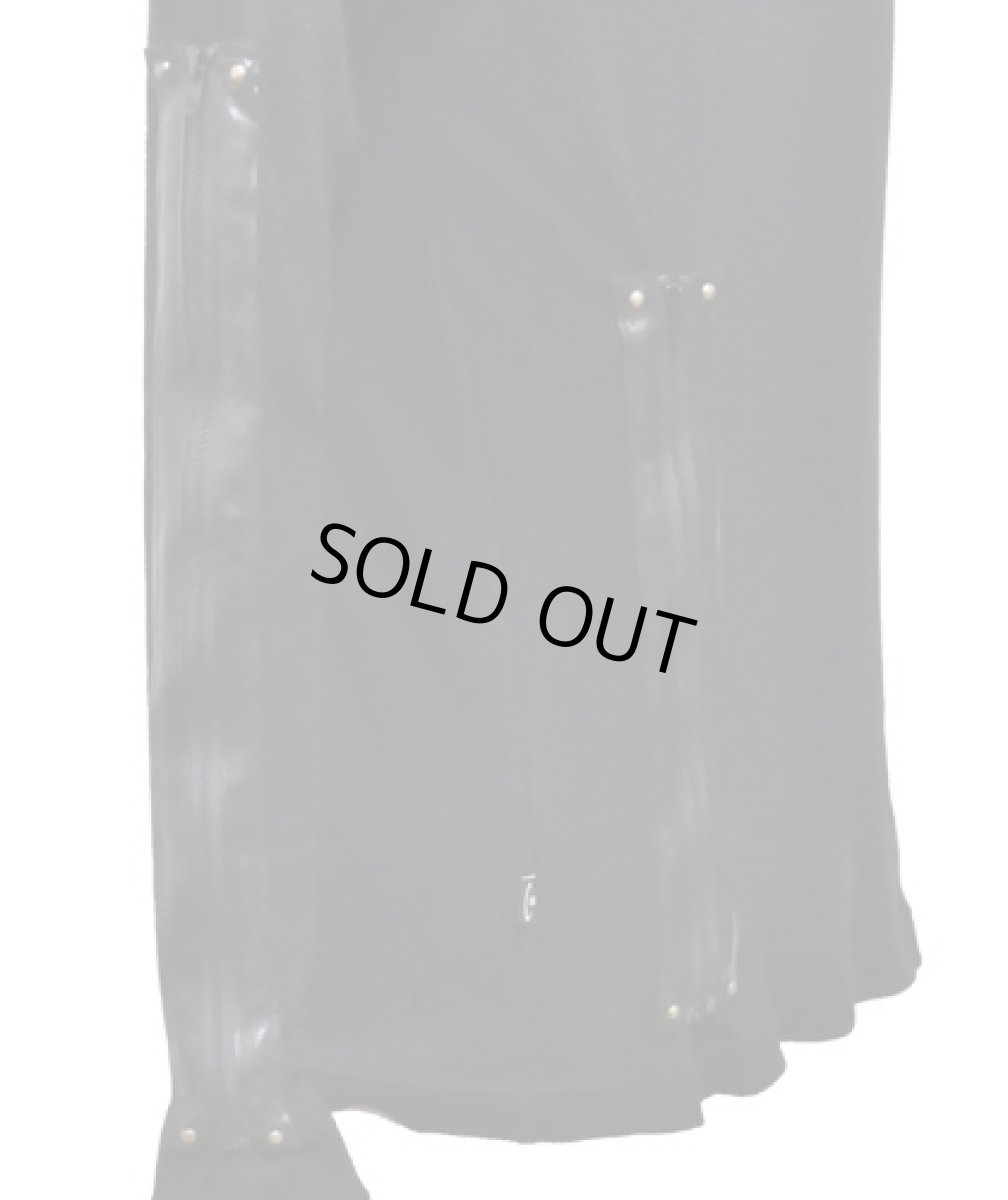 画像3: PSYLO メンズ・長袖「Zipped Waffel Sweater / ブラック」 (3)