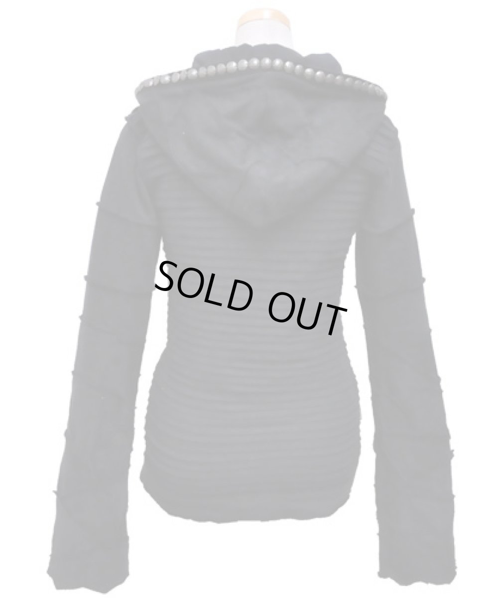 画像3: PSYLO レディース・ジャケット「Slub Decked Jacket / ブラック」 (3)