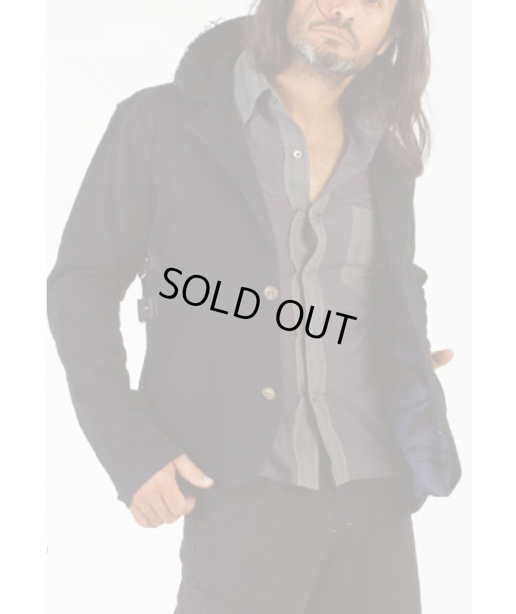 画像2: PSYLO メンズ・ジャケット「Mullet Blazer / ブラック」 (2)
