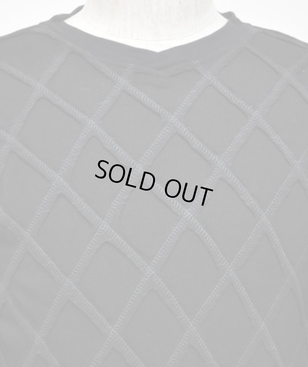 画像2: PSYLO メンズ・カットソー「Double D Sweater / ブラック」 (2)