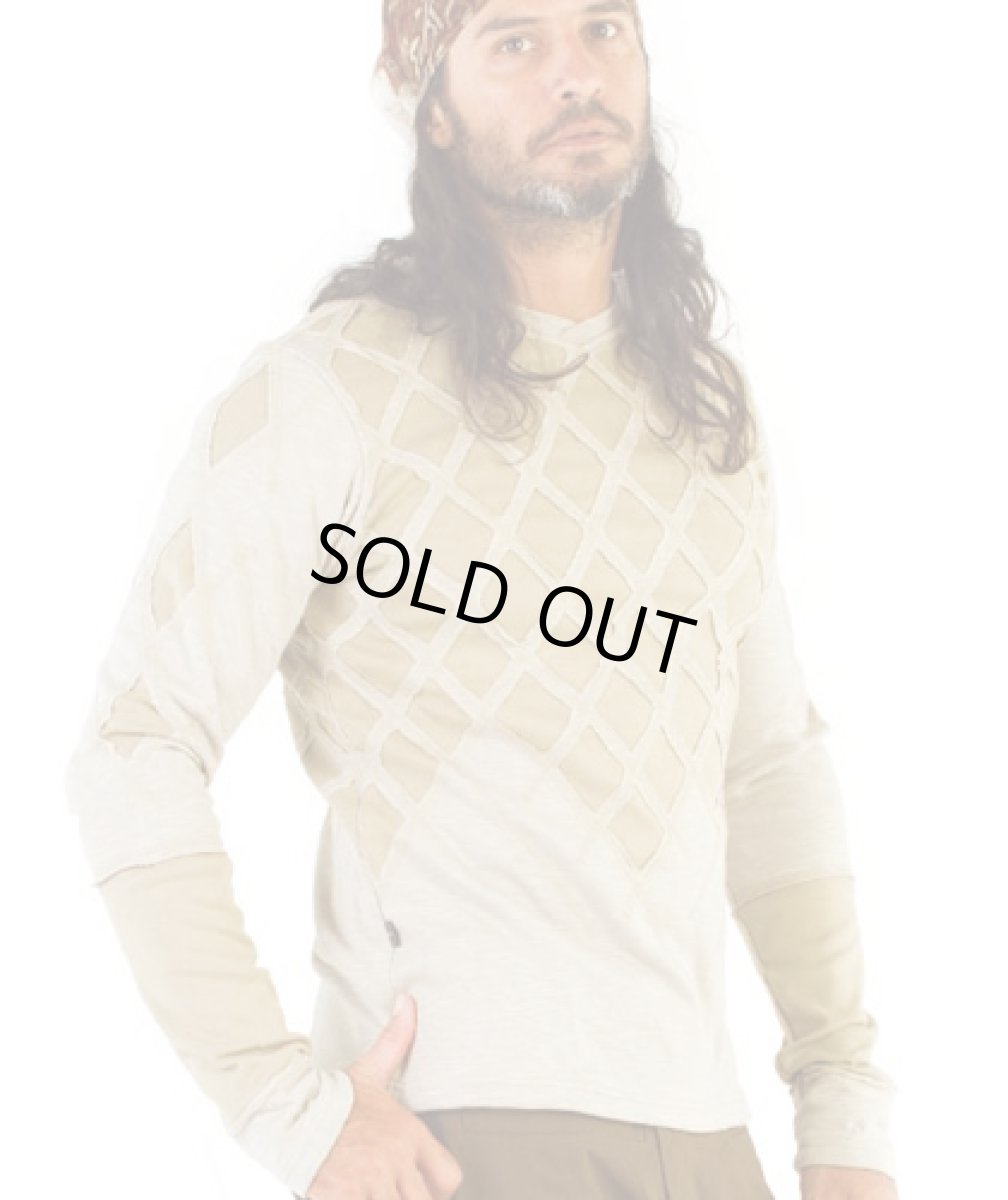 画像4: PSYLO メンズ・カットソー「Double D Sweater / ブラック」 (4)