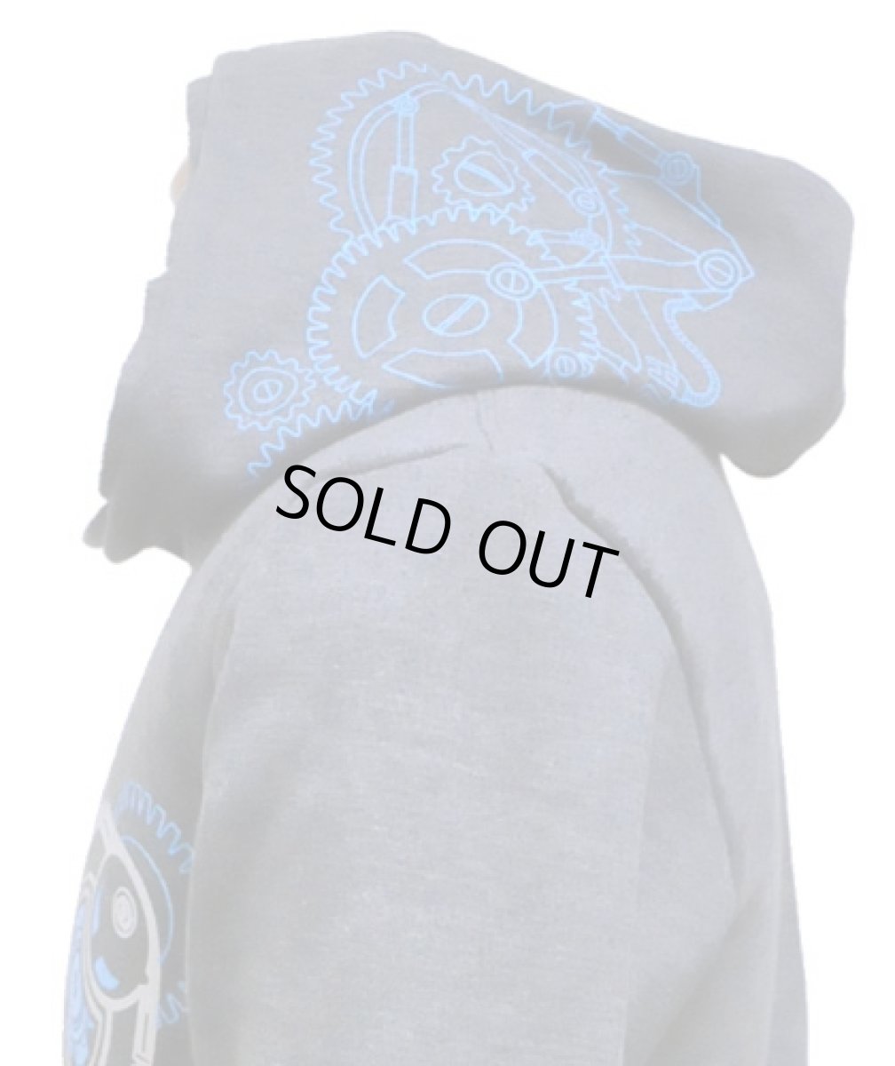 画像4: PLAZMAメンズ・パーカー「Link / マリンゴ」 (4)