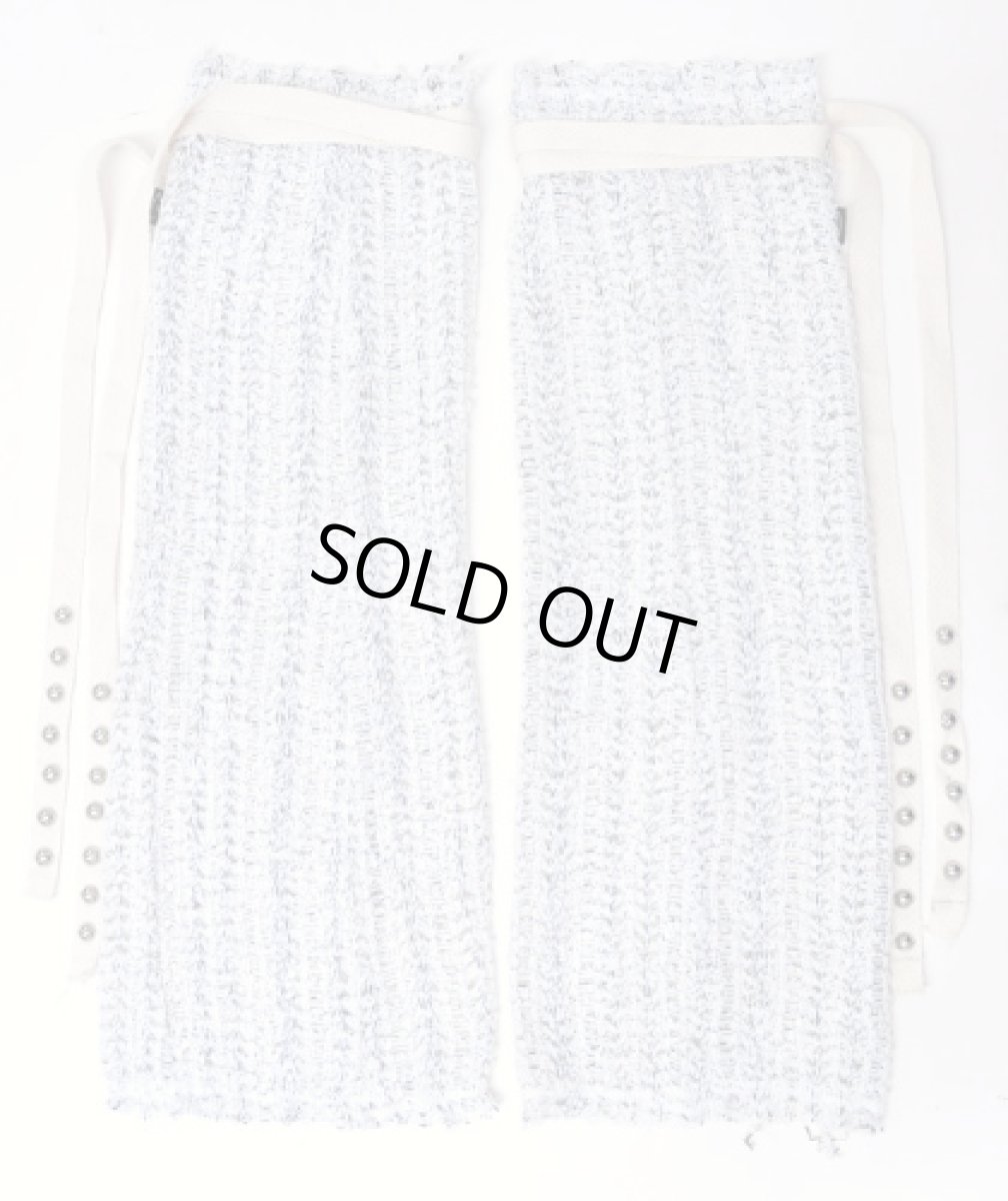 画像4: PSYLO レディース・レッグウォーマー「Knitted Legwarmers / ホワイト」 (4)
