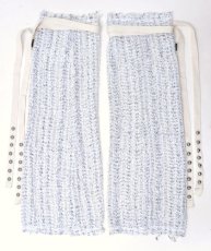 画像4: PSYLO レディース・レッグウォーマー「Knitted Legwarmers / ホワイト」 (4)