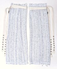 画像4: PSYLO レディース・レッグウォーマー「Knitted Legwarmers / ホワイト」 (4)