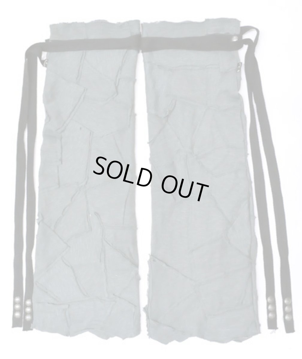 画像3: PSYLO レディース・レッグウォーマー「Abstract Pecoa Legwarmers / グレー」 (3)