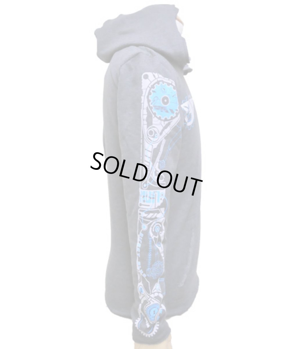 画像3: PLAZMAメンズ・パーカー「Link / マリンゴ」 (3)