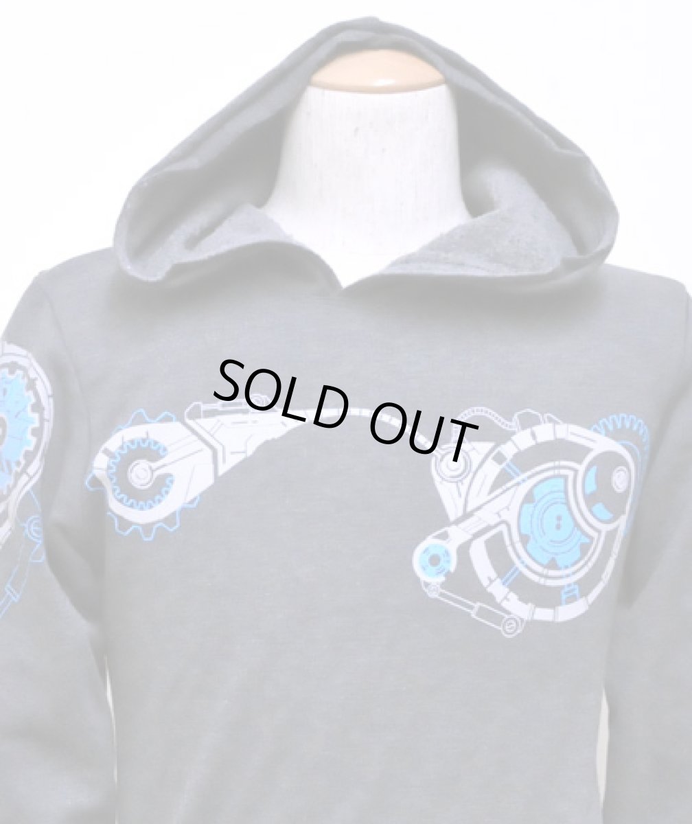 画像2: PLAZMAメンズ・パーカー「Link / マリンゴ」 (2)