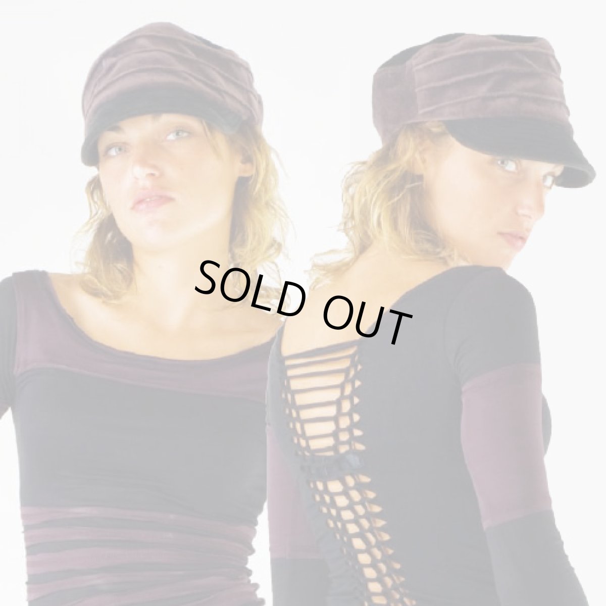 画像3: PSYLO 帽子「Velvet Cap / ブラック＋パープル」 (3)