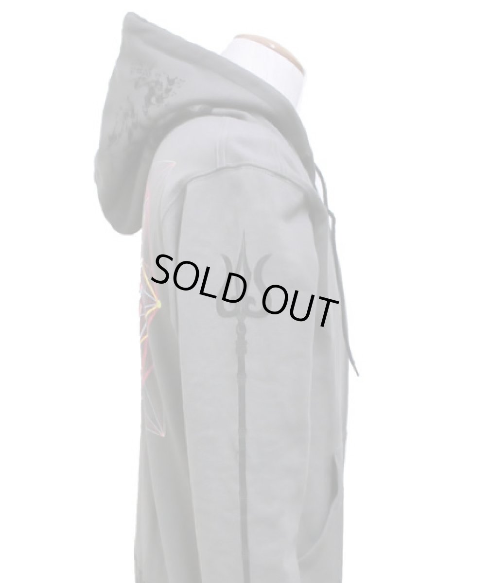 画像3: Digital Shiva Power オフィシャル・ジップアップパーカー / グレー (3)