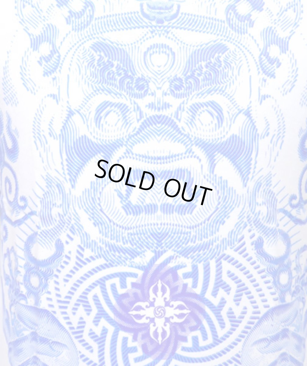 画像3: SPACE TRIBEメンズ・長袖Tシャツ「Blue Mahakala」 (3)