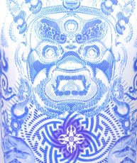 画像3: SPACE TRIBEメンズ・長袖Tシャツ「Blue Mahakala」 (3)