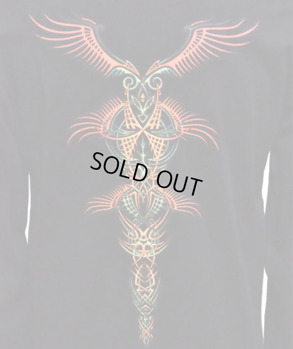 画像5: SPACE TRIBEメンズ・長袖Tシャツ「Golden Wings」 (5)