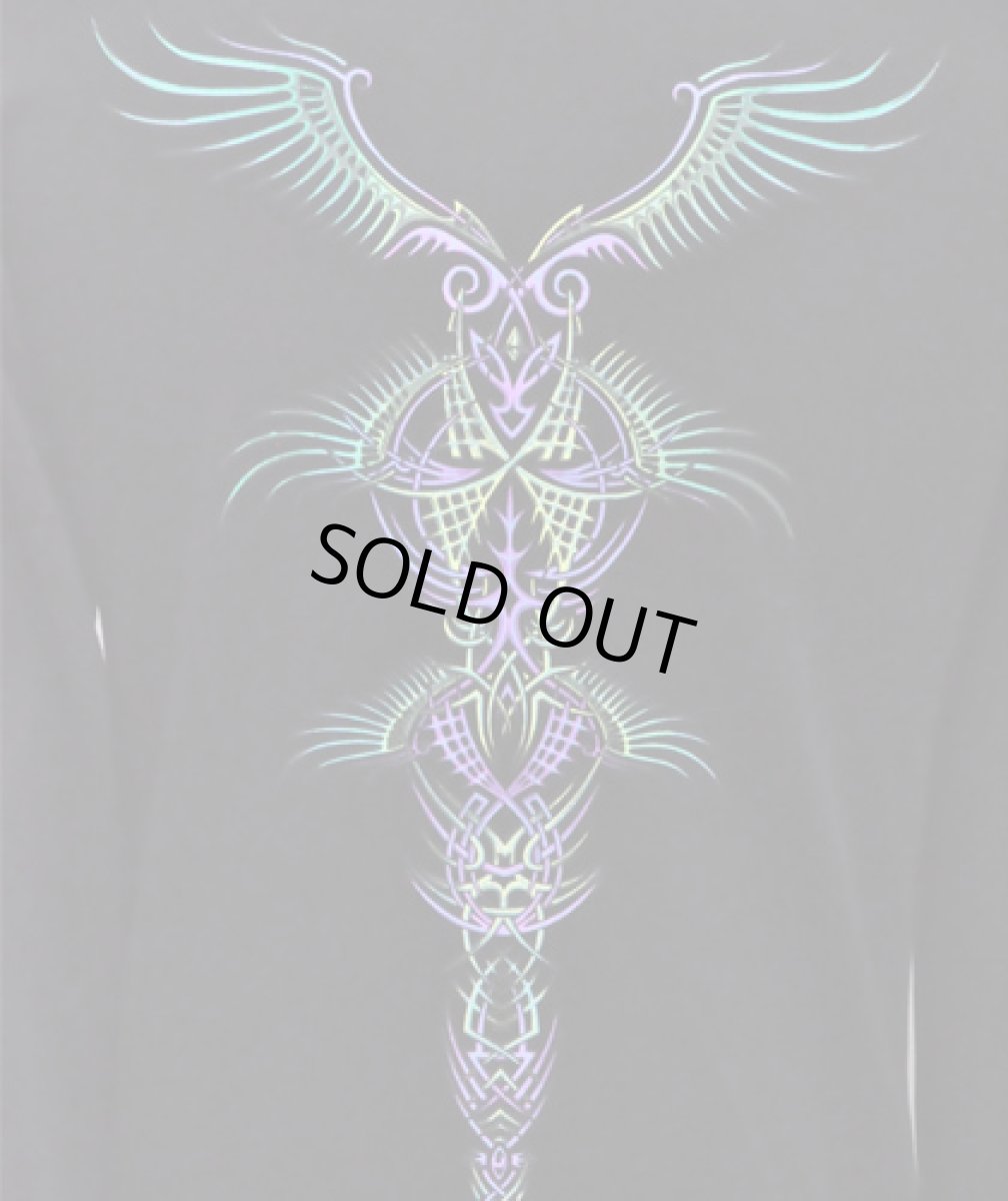 画像5: SPACE TRIBEメンズ・長袖Tシャツ「Alien Wings」 (5)