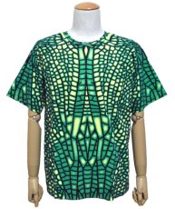 画像2: SPACE TRIBEメンズ・Tシャツ「クラシックサイズ- Jungle Dragonfly」 (2)