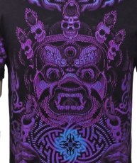 画像3: SPACE TRIBEメンズ・Tシャツ「Violet Mahakala」 (3)