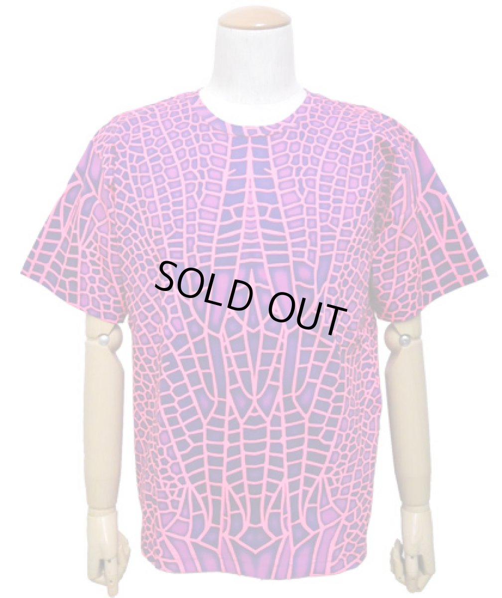 画像2: SPACE TRIBEメンズ・Tシャツ「クラシックサイズ- Violet Dragonfly」 (2)