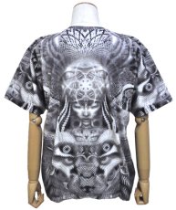 画像4: SPACE TRIBEメンズ・Tシャツ「クラシックサイズ- White Foxy」 (4)