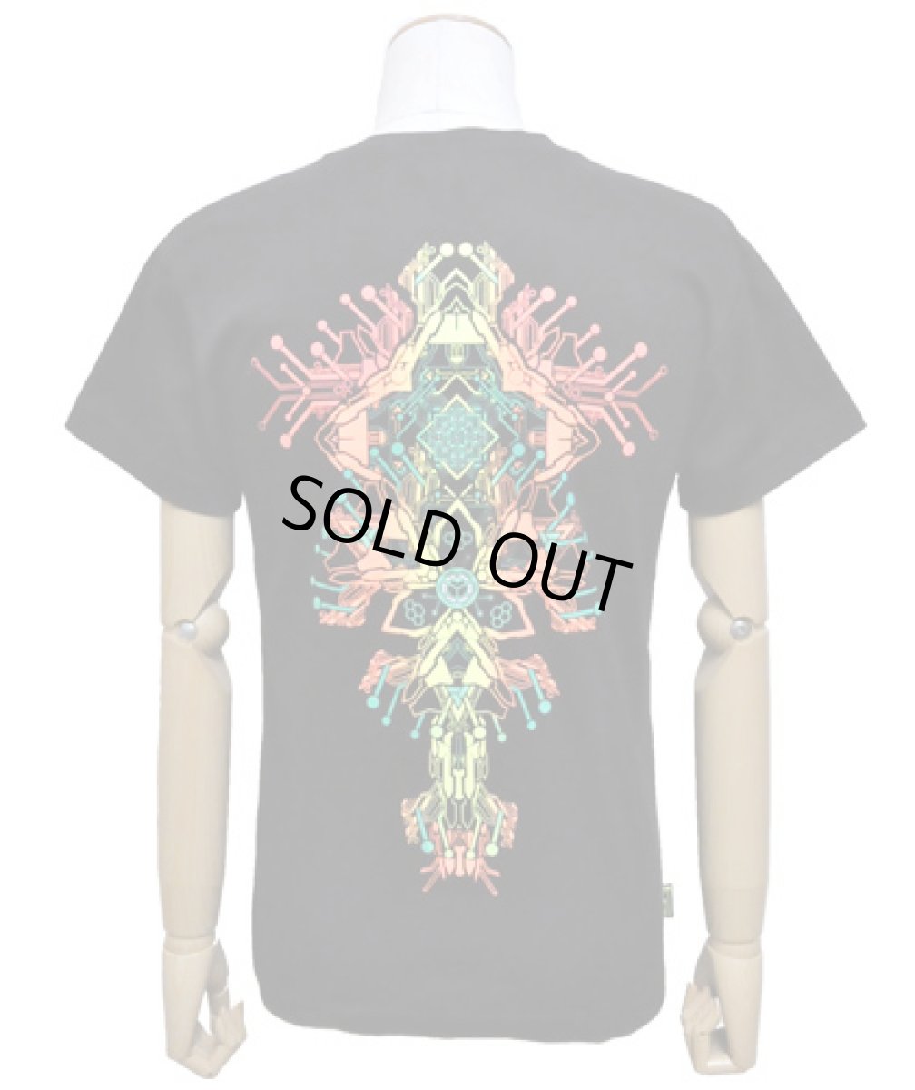 画像4: SPACE TRIBEメンズ・Tシャツ「Fire Hedron」 (4)