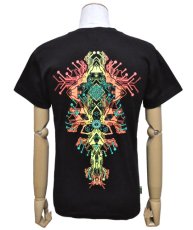 画像4: SPACE TRIBEメンズ・Tシャツ「Fire Hedron」 (4)