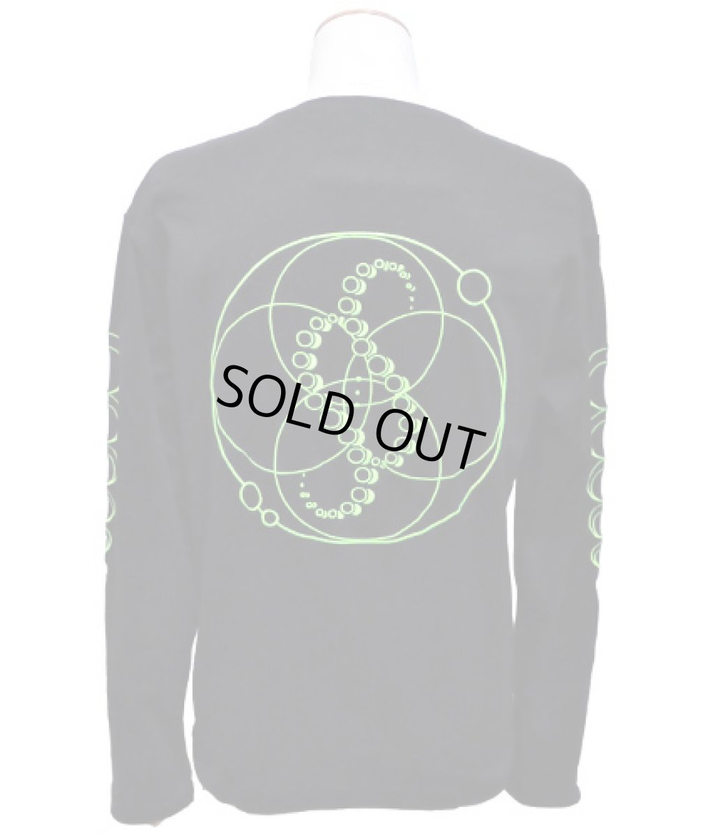 画像4: SPACE TRIBEメンズ・長袖Tシャツ「UV Lime DNA Orbit」 (4)