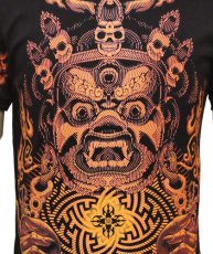 画像3: SPACE TRIBEメンズ・Tシャツ「Fire Mahakala」 (3)