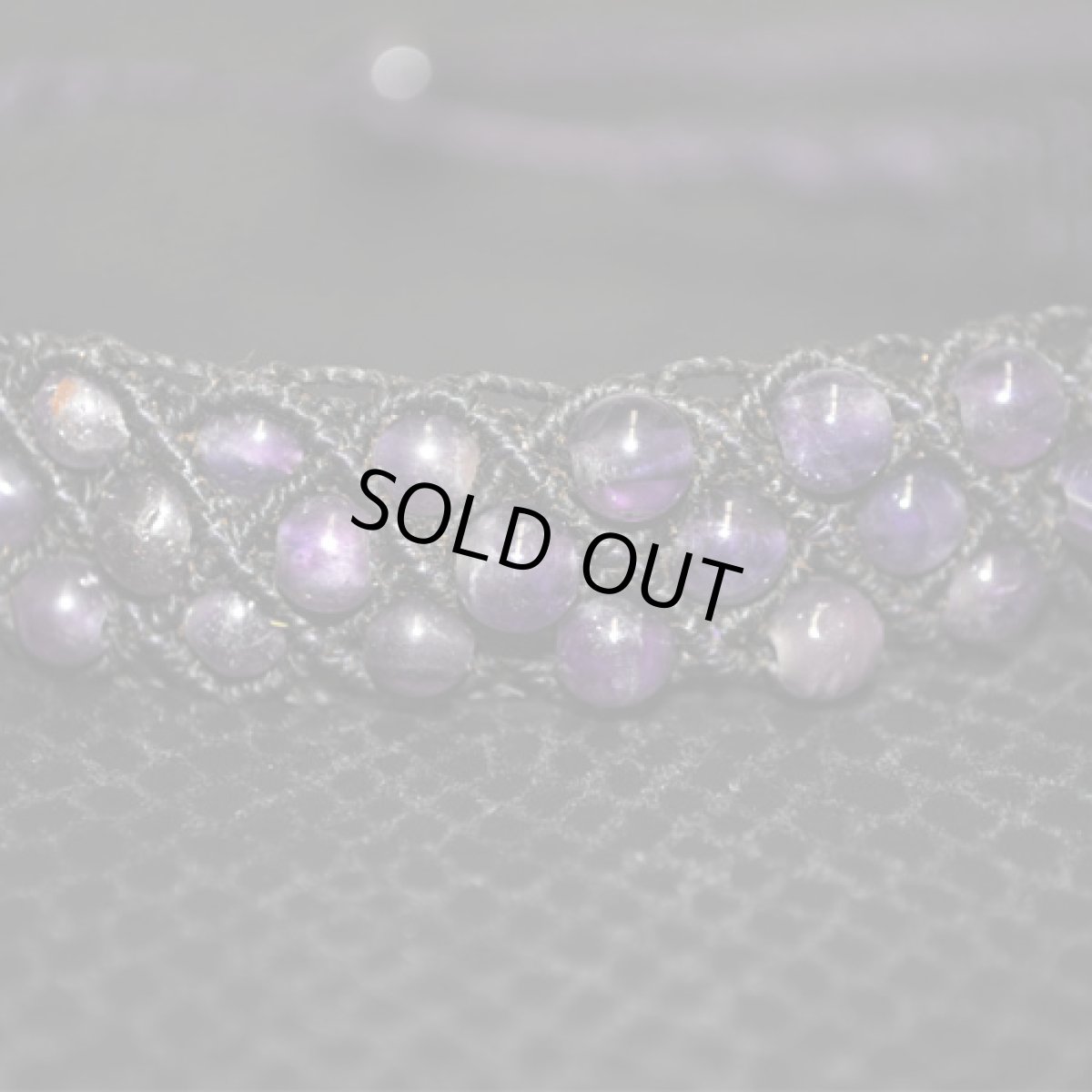 画像2: X-tribal「アメジスト・チョーカー」 (2)