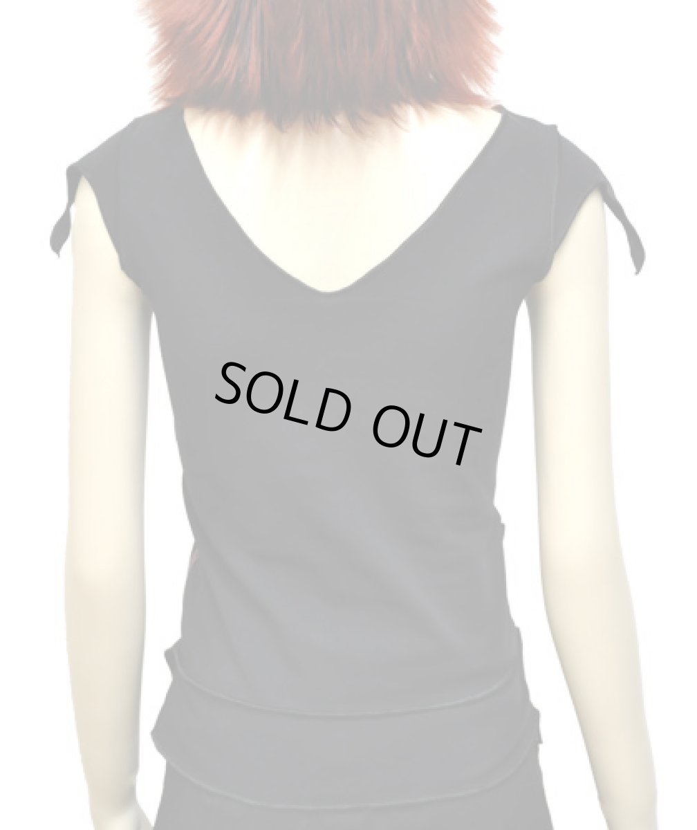 画像3: No More Productions レディース・ノースリーブ「203M-3 / ブラック×ブラック」 (3)