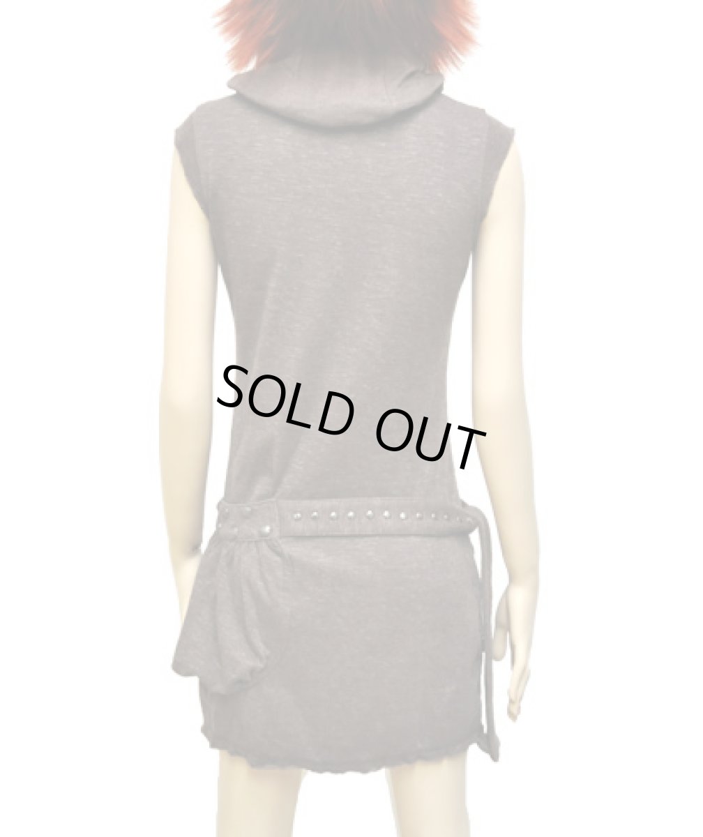 画像5: PSYLO レディース・ノースリーブ・ワンピース「Soba Sleeveless / モカブラウン」 (5)