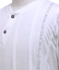 画像3: PSYLO メンズ・半袖カットソー「Serial Tee / ホワイト」 (3)