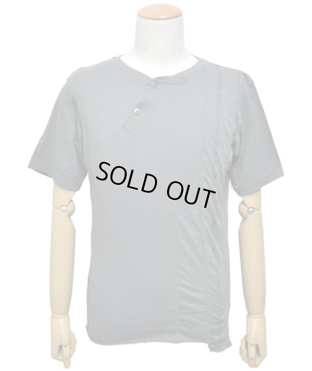 画像3: PSYLO メンズ・半袖カットソー「Serial Tee / グレー」 (3)