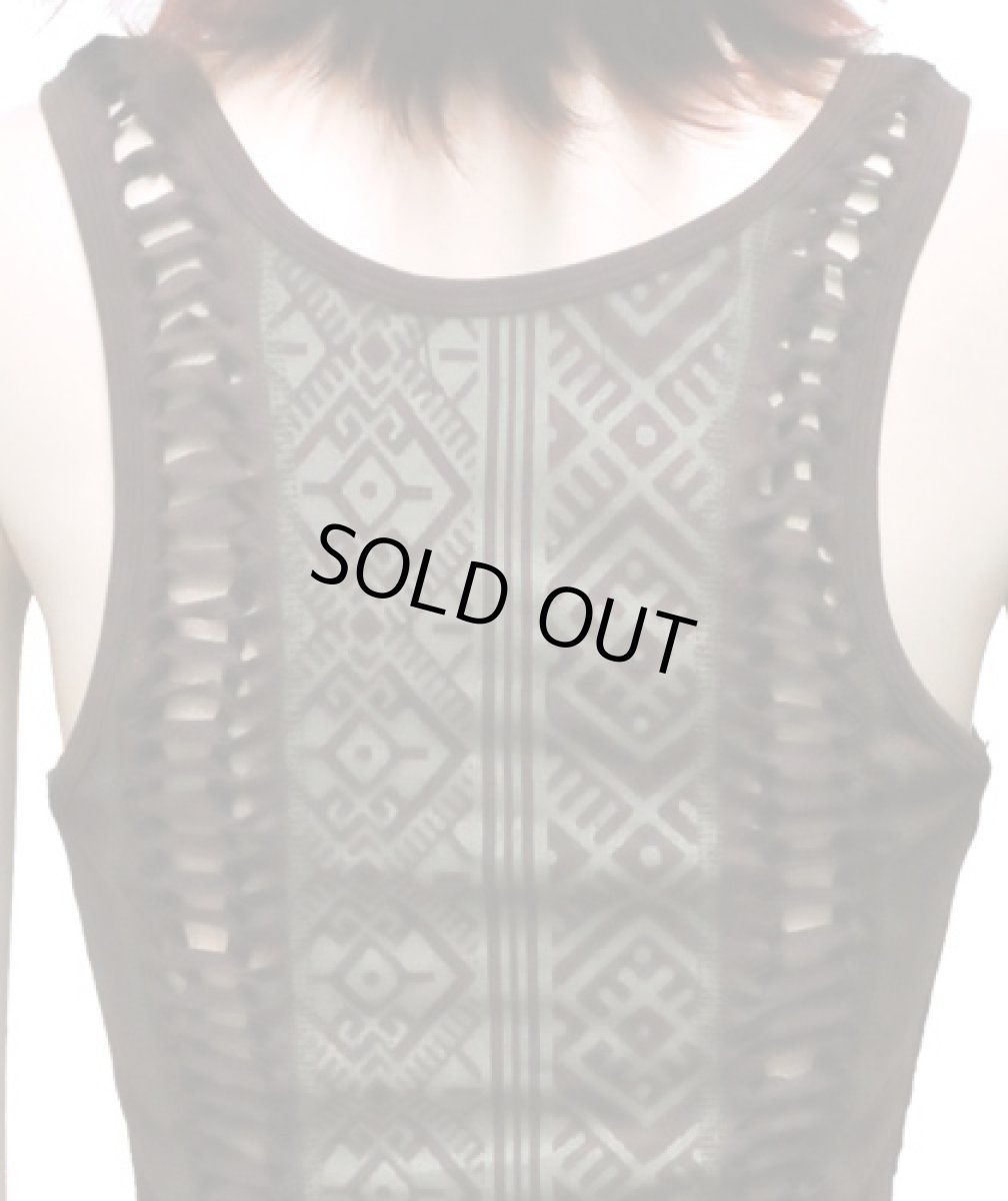 画像2: PSYLO レディース・タンクトップ「Zulu Singlet / モカブラウン」 (2)