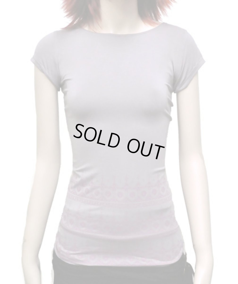 画像3: PSYLO レディース・半袖カットソー「Indie Braided Top / ニッケルグレー」 (3)