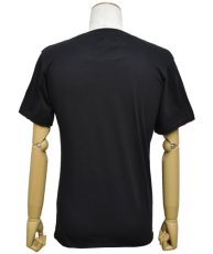 画像3: PSYLO メンズ・半袖カットソー「Slanted Tee / ブラック」 (3)