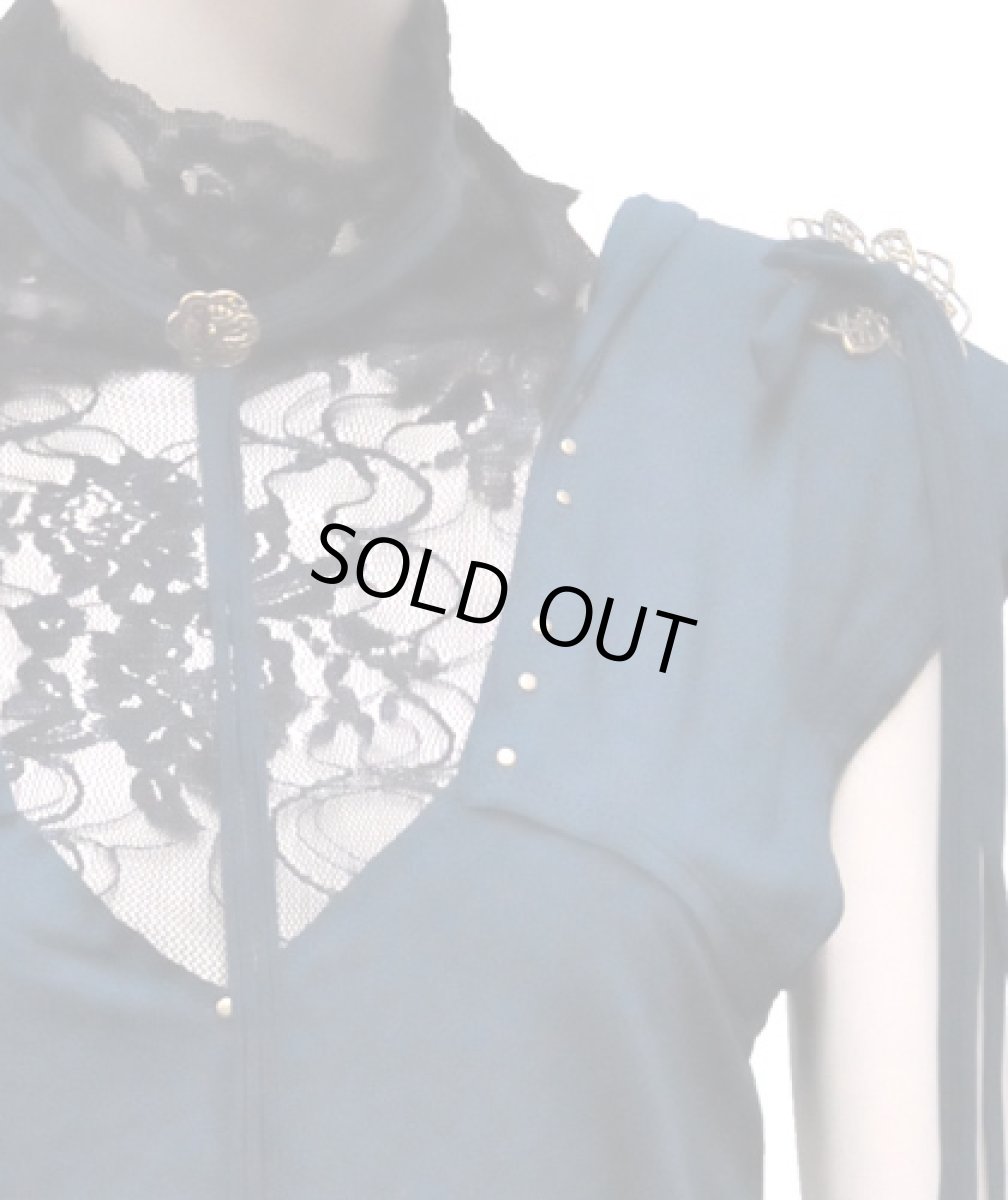 画像2: KAYO - Anime Clothingノースリーブ「Gypsy Diamond Top / ダークテイル」 (2)