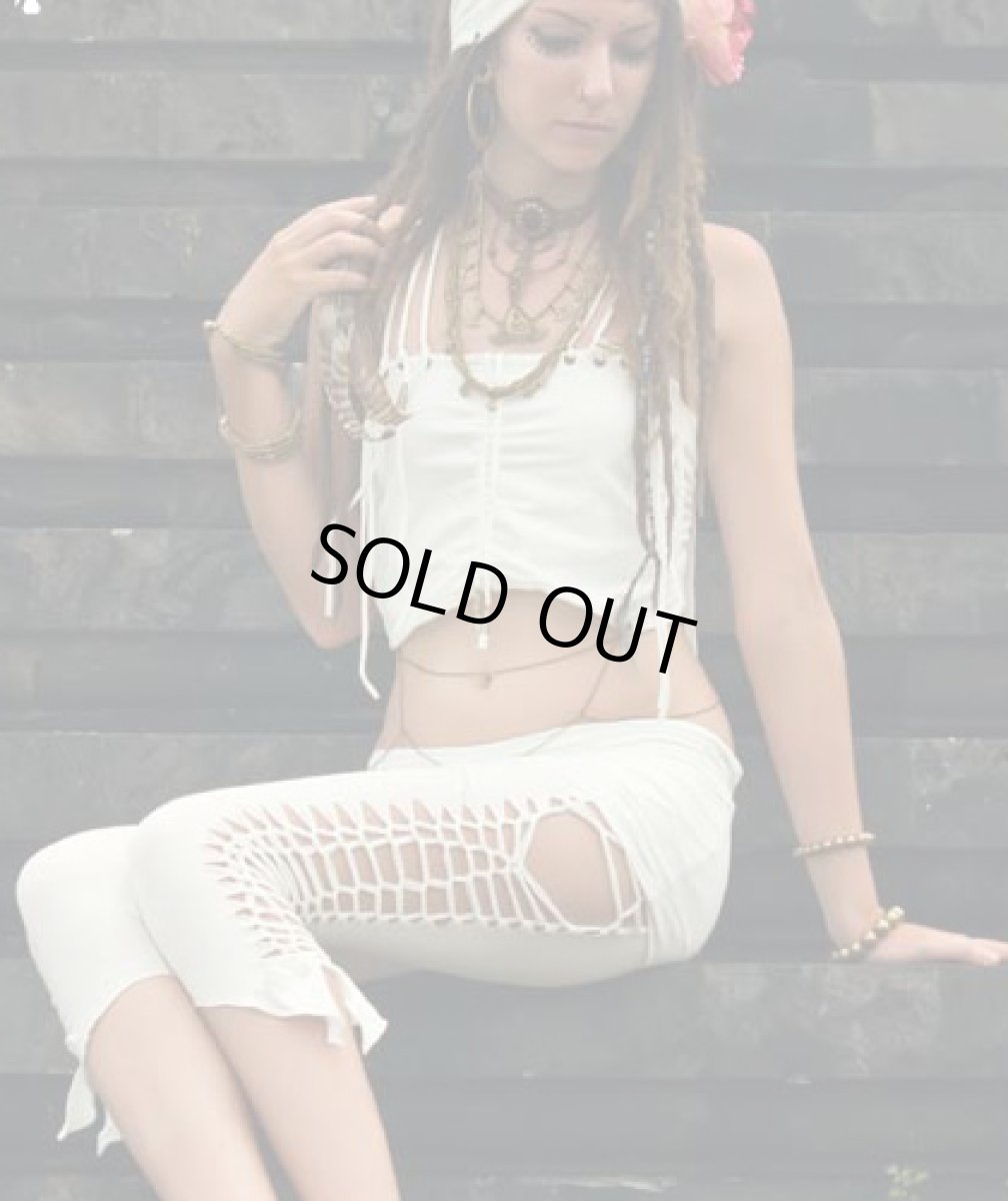 画像5: KAYO - Anime Clothingノースリーブ「Gypsy Diamond Bra / マルーン」 (5)