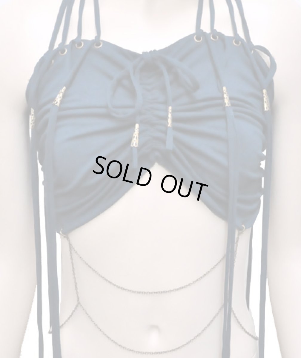 画像2: KAYO - Anime Clothingノースリーブ「Gypsy Diamond Bra / ダークテイル」 (2)