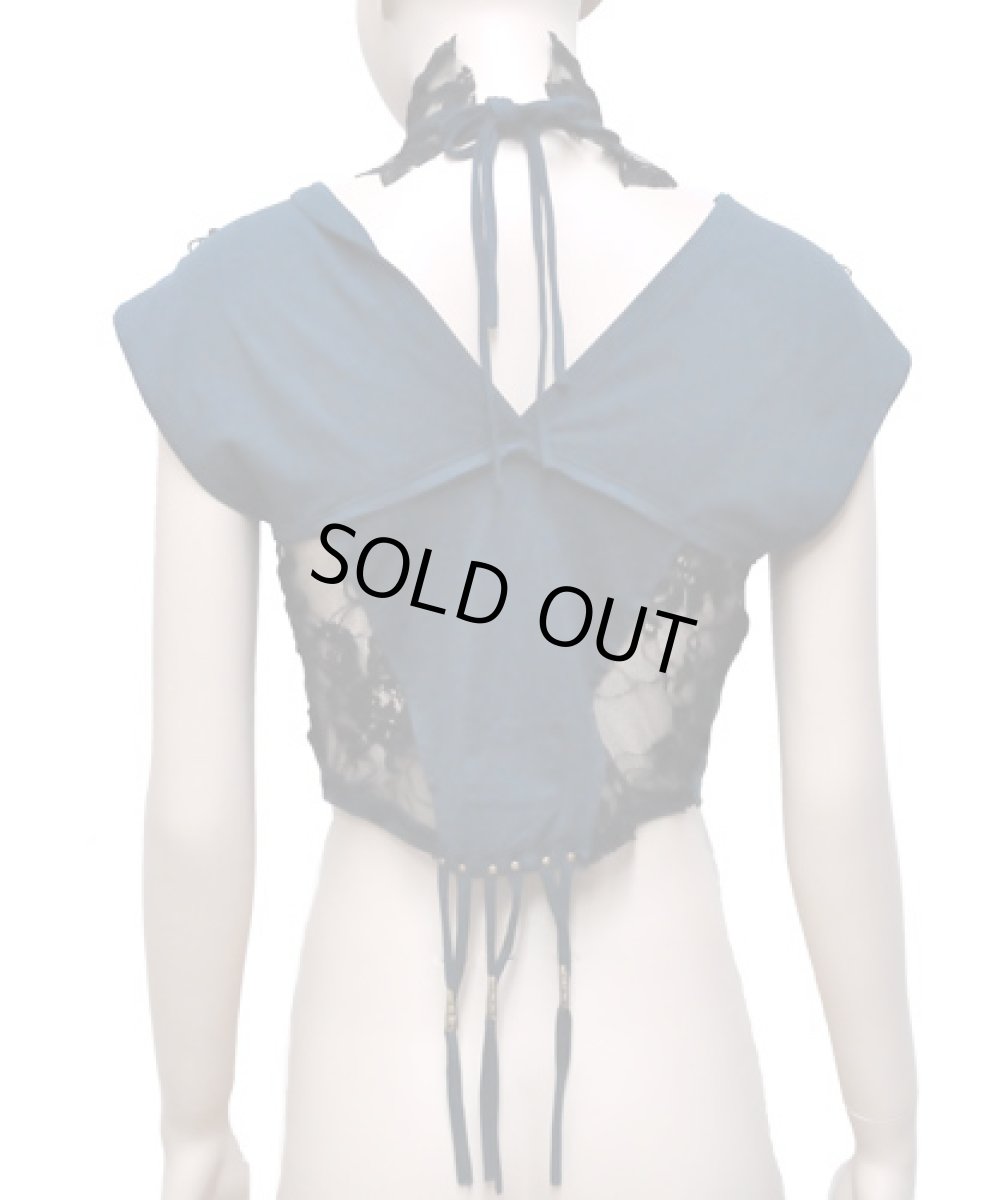 画像4: KAYO - Anime Clothingノースリーブ「Gypsy Diamond Top / ダークテイル」 (4)