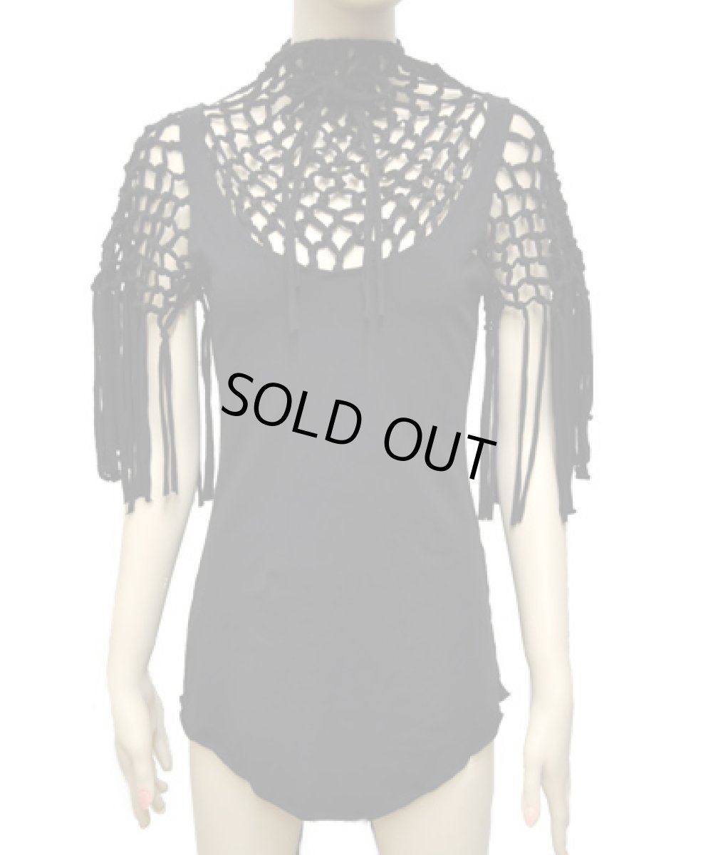 画像2: KAYO - Anime Clothing カットソー「Goddess Short Sleeve / ブラック」 (2)