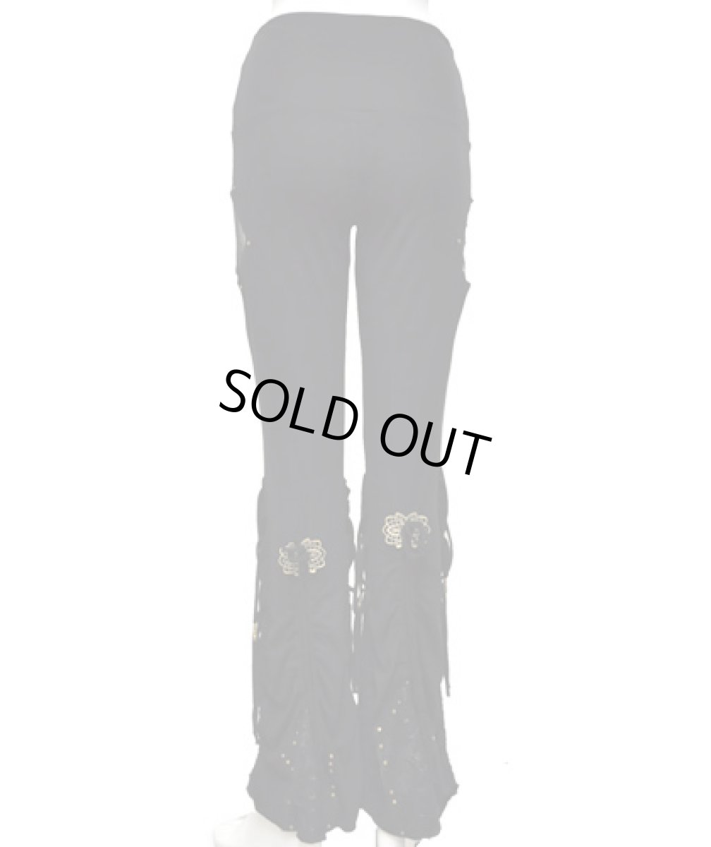 画像3: KAYO - Anime Clothing レディースパンツ「Gypsy Diamond Pants / ブラック」 (3)