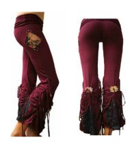 画像5: KAYO - Anime Clothing レディースパンツ「Gypsy Diamond Pants / ブラック」 (5)