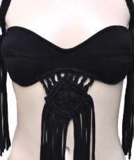 画像2: KAYO - Anime Clothing ブラトップ「Shimmy Bra / ブラック」 (2)