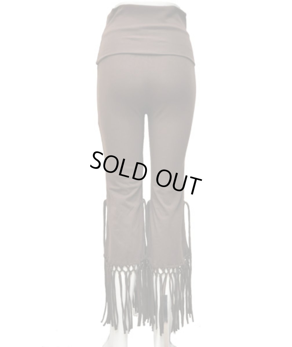 画像3: KAYO - Anime Clothing レディース7分丈パンツ「Shimmer Stretch Pants / コーヒービーン」 (3)