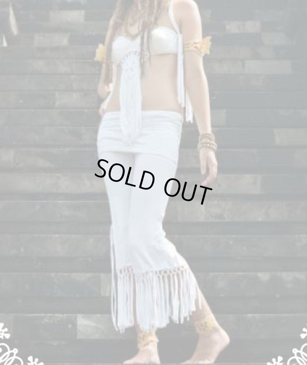 画像4: KAYO - Anime Clothing レディース7分丈パンツ「Shimmer Stretch Pants / コーヒービーン」 (4)