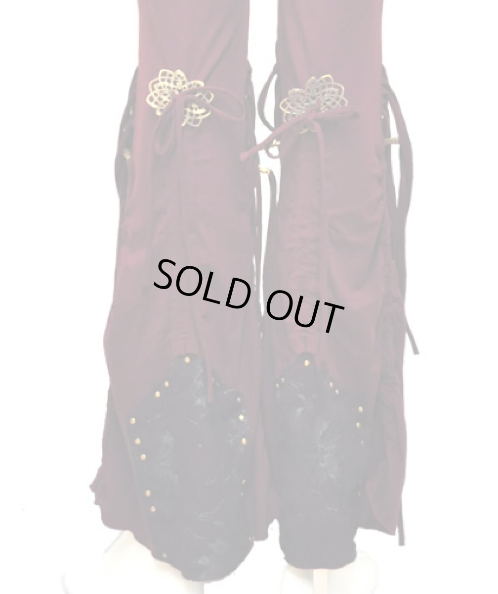 画像5: KAYO - Anime Clothing レディースパンツ「Gypsy Diamond Pants / マルーン」 (5)