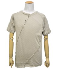 画像1: PSYLO メンズ・半袖カットソー「Miring Tee / ボーン」 (1)