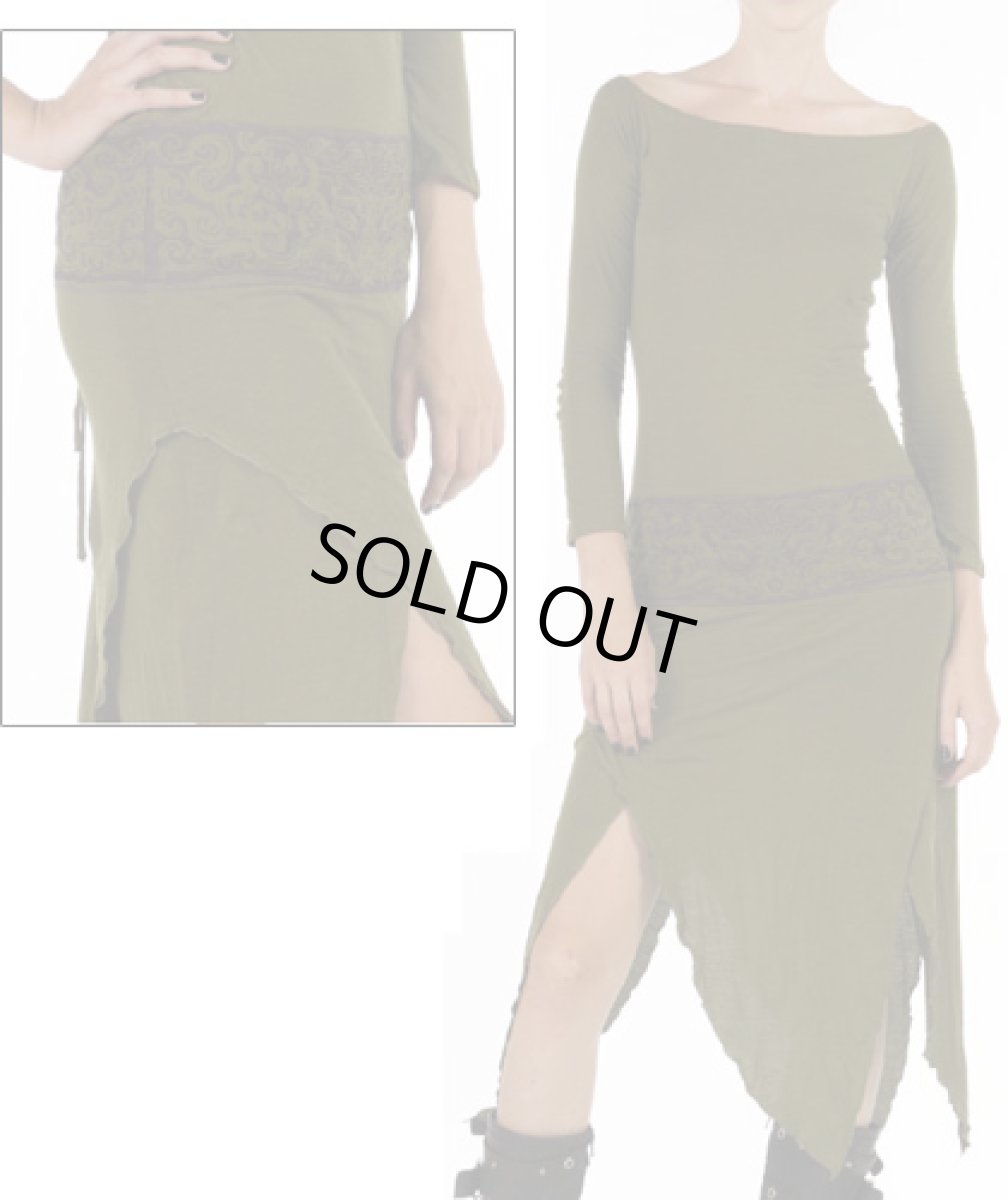 画像1: PSYLO レディース・ワンピース「Monroe Dress / ファーン」 (1)