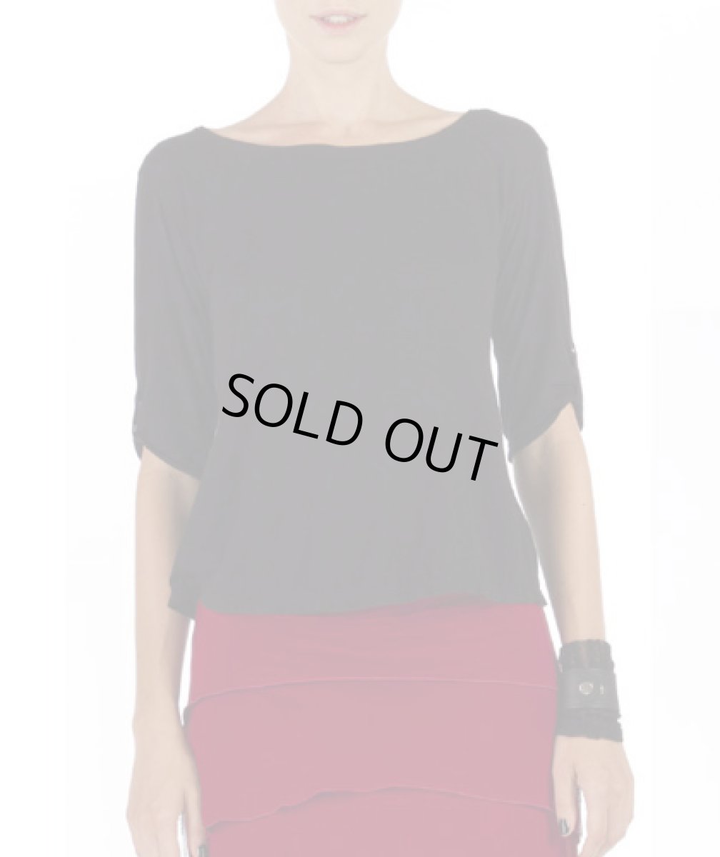 画像2: PSYLO レディース・半袖カットソー「Buller Top / ブラック」 (2)